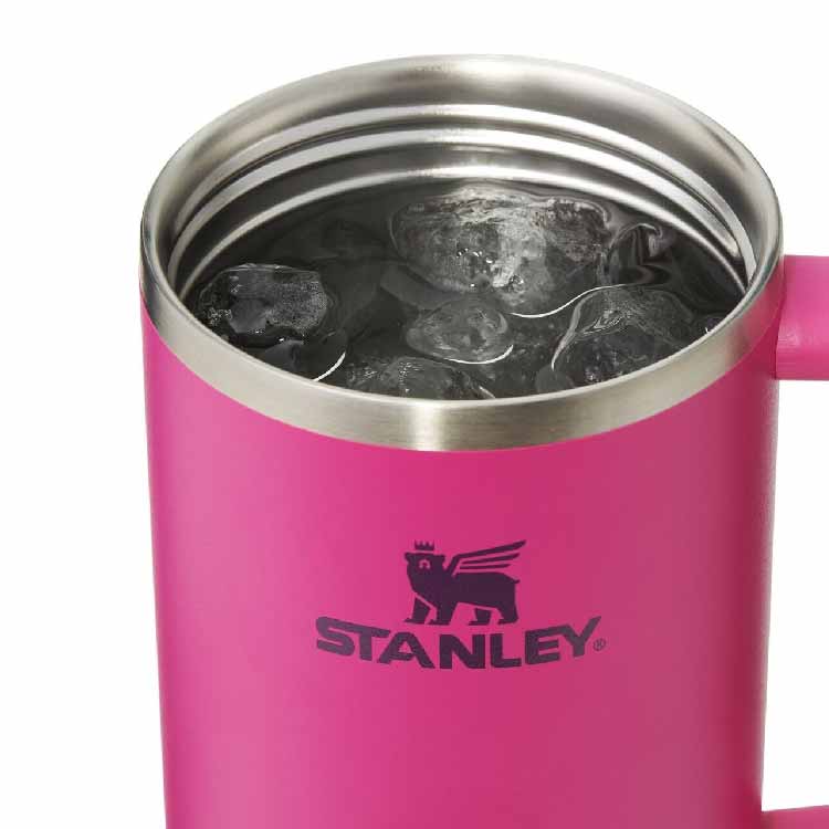 Stanley 40 Oz. Quencher H2.0 FlowState Tumbler, Fuchsia - Image 3
