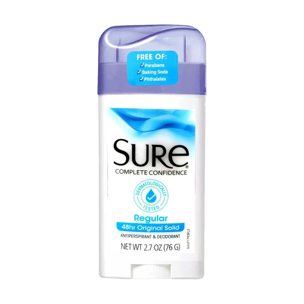 Sure - Regular Original Solid Anti-Perspirant Deodorant - 2.7 Oz - 12 Pack - Image 2