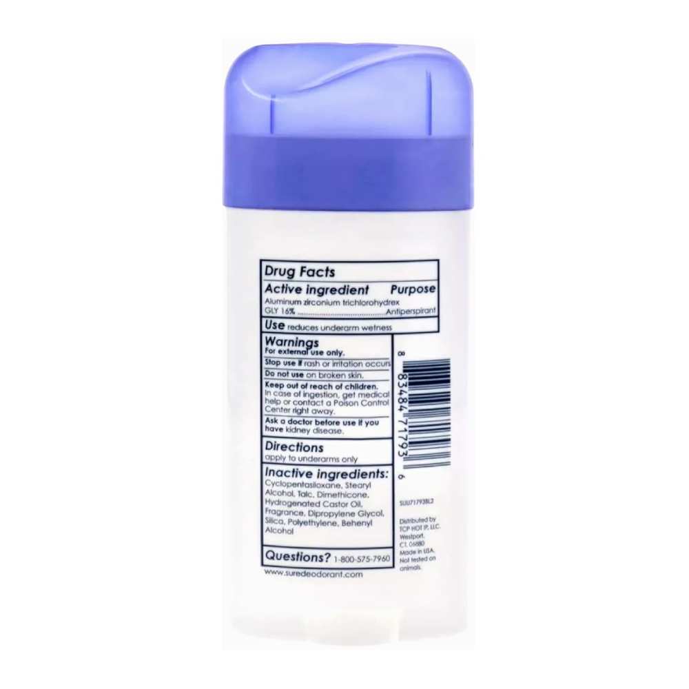 Sure - Regular Original Solid Anti-Perspirant Deodorant - 2.7 Oz - 12 Pack - Image 3
