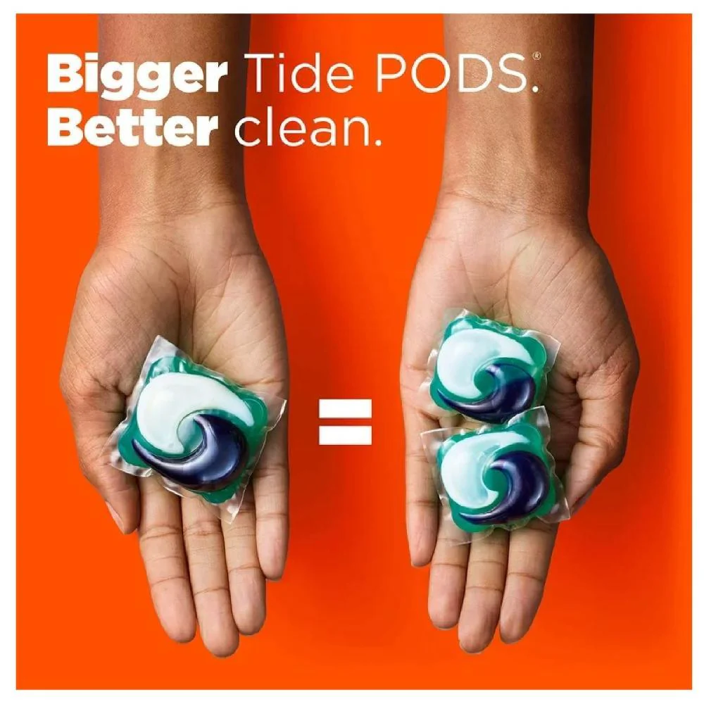 Tide - Power PODS Laundry Detergent Pacs + Febreze Odor Eliminators, Spring & Renewal Scent - 72 Ct - Image 2