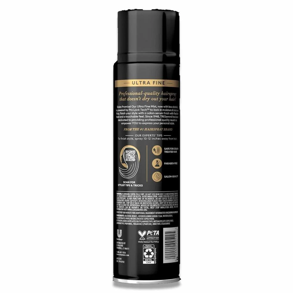 Tresemme - Aerosol Hairspray Ultra Fine Mist  11 oz - 6 Pack - Image 3