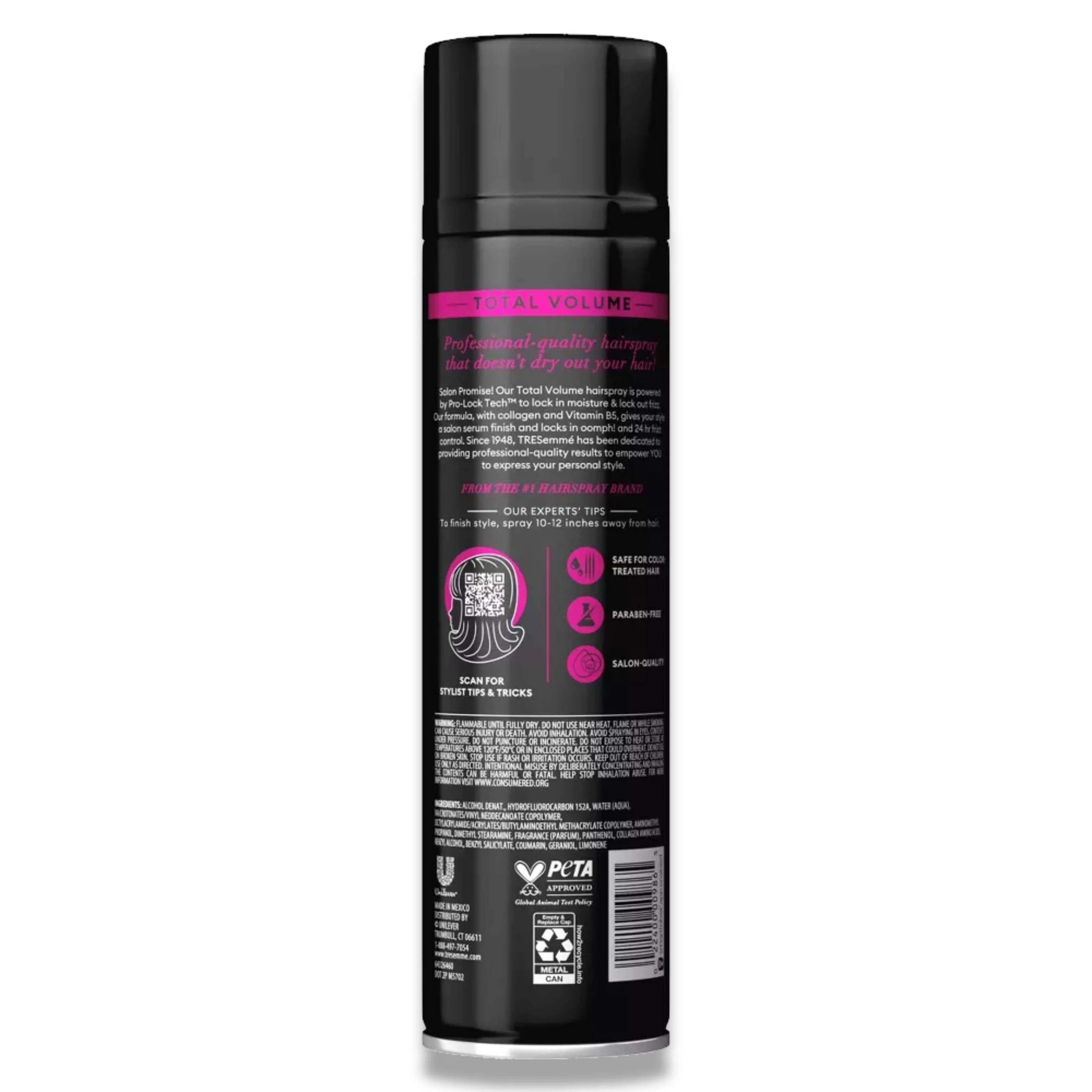 Tresemme - Total Volume Hairspray for Frizz Control - 11 Oz - 6 Pack - Image 3