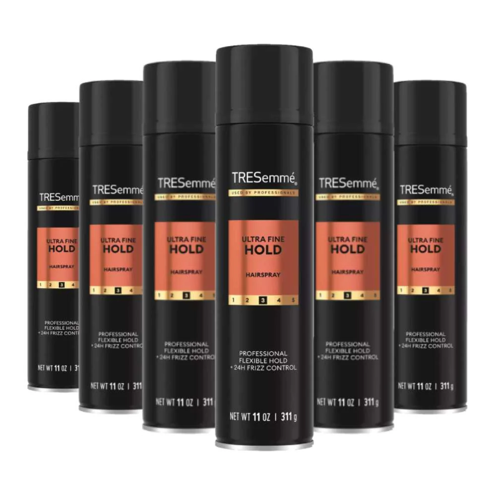 TRESemmé - Ultra Fine Mist Hairspray, Frizz Control with Pro Lock Tech - 11 Oz - 6 Pack