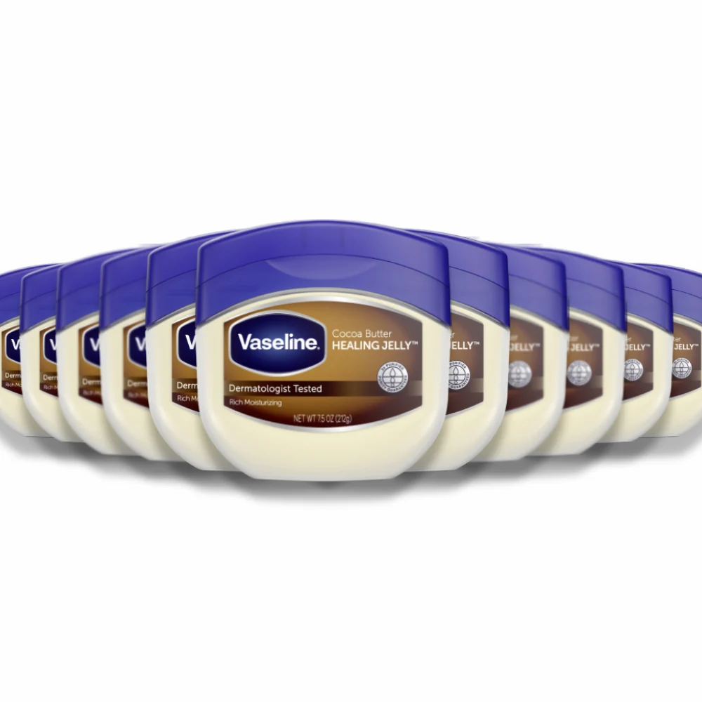 Vaseline Cocoa Butter Healing Jelly 7.5 oz- 36 Pack