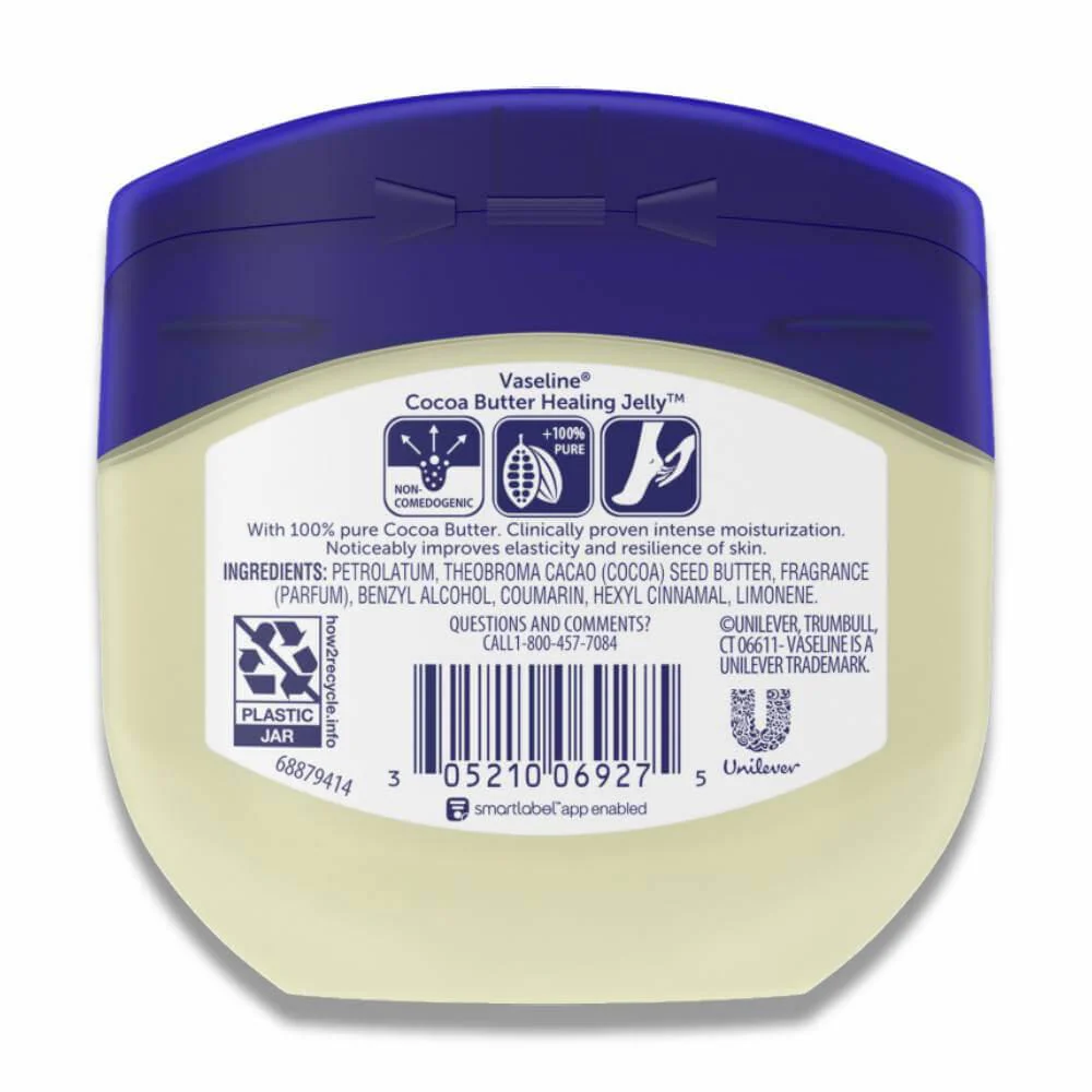 Vaseline - Rich Conditioning Petroleum Jelly, Cocoa Butter - 1.75 Oz - 12 Pack - Image 3