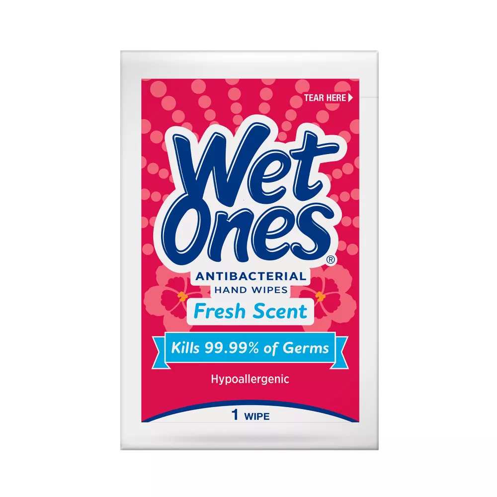 Wet Ones - Antibacterial Hand Wipes Singles - Fresh Scent - 24 Ct - 10 Pack - Image 4