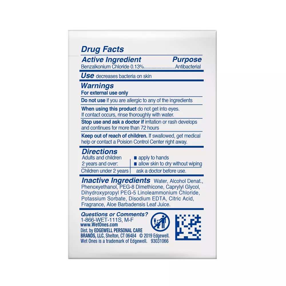 Wet Ones - Antibacterial Hand Wipes Singles - Fresh Scent - 24 Ct - 10 Pack - Image 5