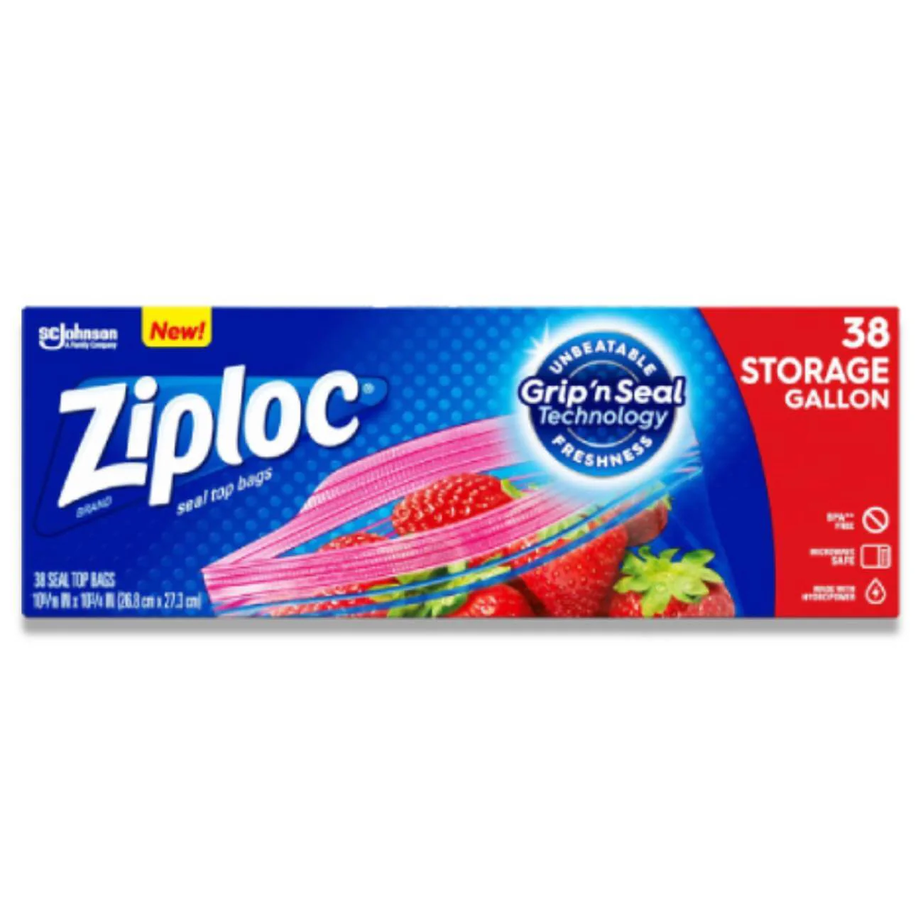 Ziploc - Storage Bags Gallon - 38 Ct - 9 Pack - Image 2